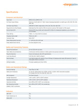 Load image into Gallery viewer, Page 3 of datasheet for ChargePoint Home Flex Charger, 16A-50A NEMA 6-50 plug