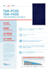 Load image into Gallery viewer, Page 1 of datasheet for Trina Honey Solar Panel (Module), 250Wp
