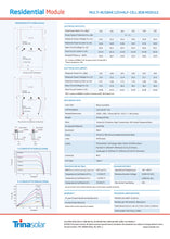 Load image into Gallery viewer, Page 2 of datasheet for Trina Black-on-Black (BoB) Multi-Busbar Solar Panel (Module), 330Wp
