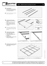 Load image into Gallery viewer, Page 2 of mounting instruction for Schletter End Clamp, Rapid2+, Non-Grounding
